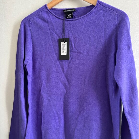 Sofia Cashmere - purple sweater - Picture 2 of 8